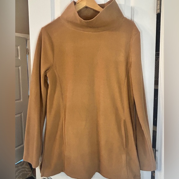 Eddie Bauer Tan Cowl Neck Sweater - Picture 1 of 3